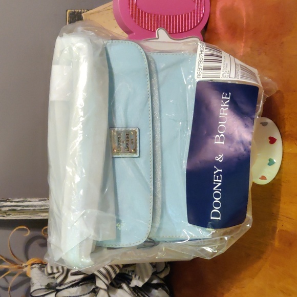 Dooney & Bourke Sky Blue Crossbody Bag - Picture 14 of 14